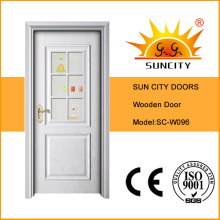 Elegant Design Wooden Glass Door for Bathroom (SC-W096)